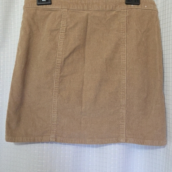 Corduroy Skirt Casual Size 11 BLUE SPICE Brand Tan - Picture 2 of 7